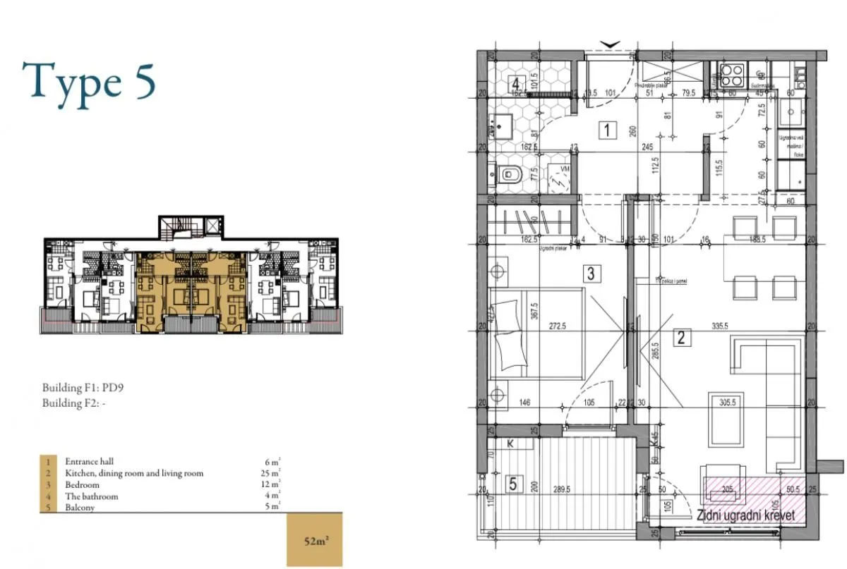 Prodaja, stan, 52m², Dobrota, Kotor