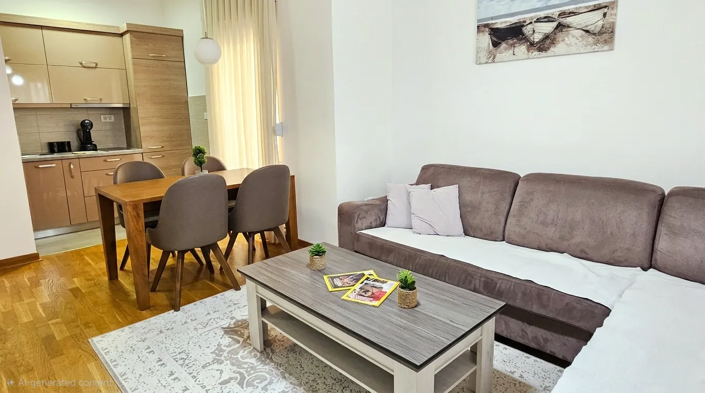 Rent, one bedroom apartment, 45m², City Kvart, Podgorica