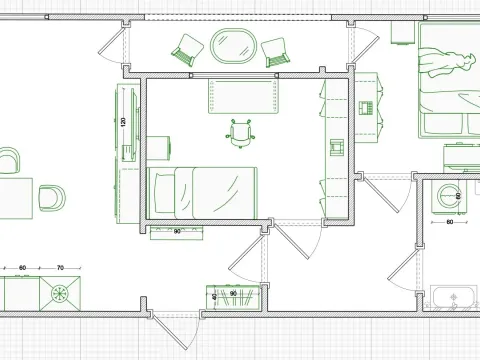 Prodaja, jednosoban stan, 46m², Centar, Bar - image 1