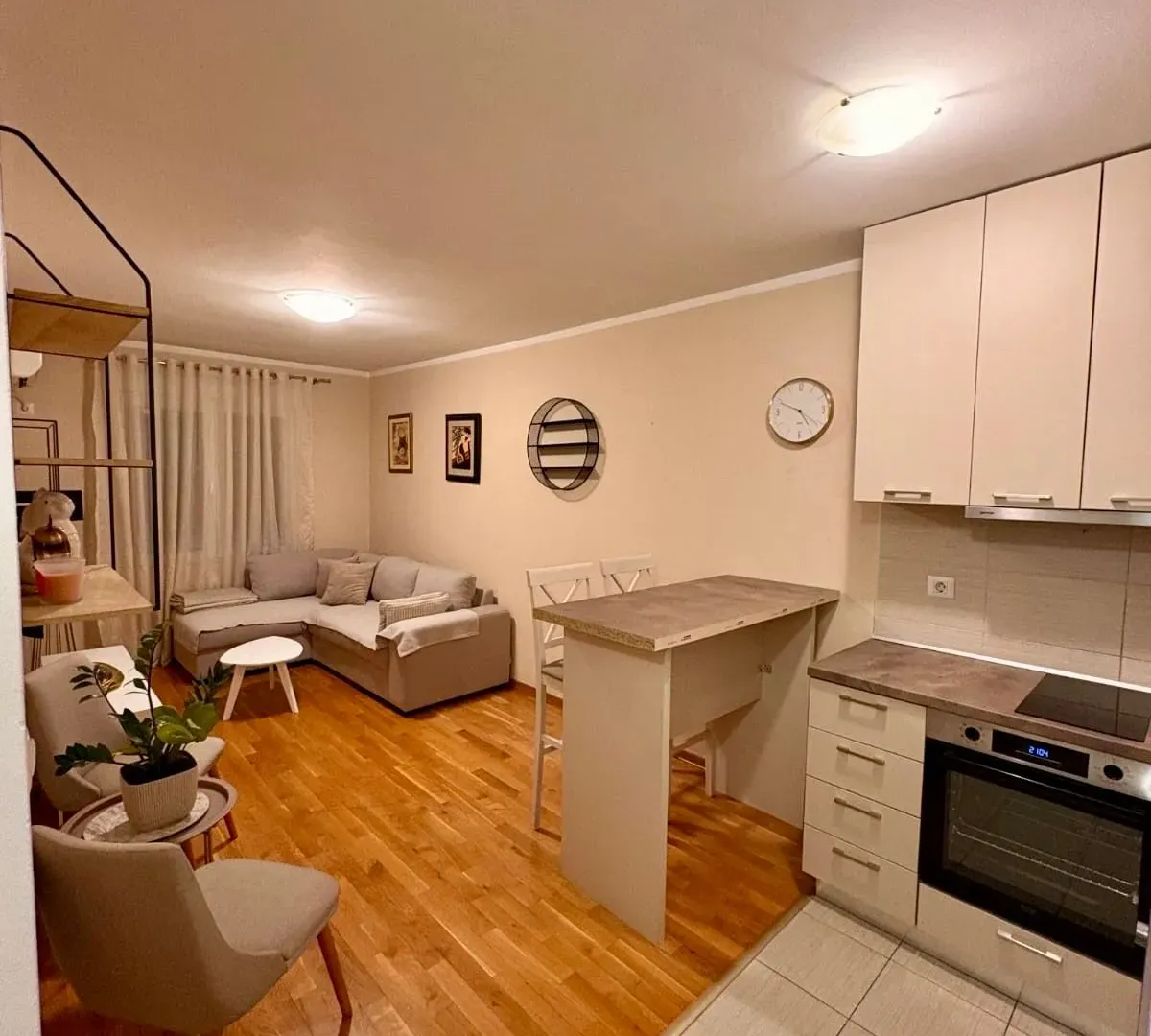 Rent, one bedroom apartment, 33m², Zabjelo, Podgorica