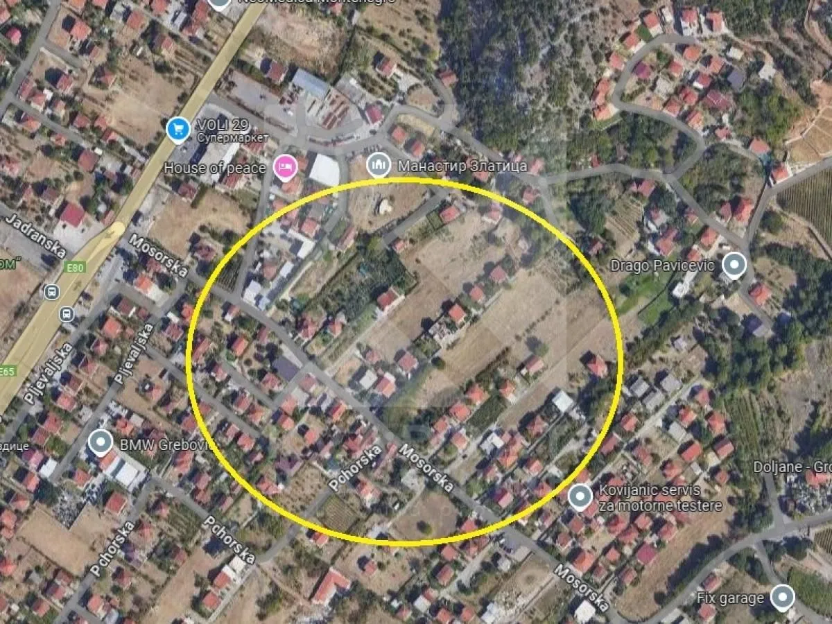 Sale, land lot, 594m², Zlatica, Podgorica