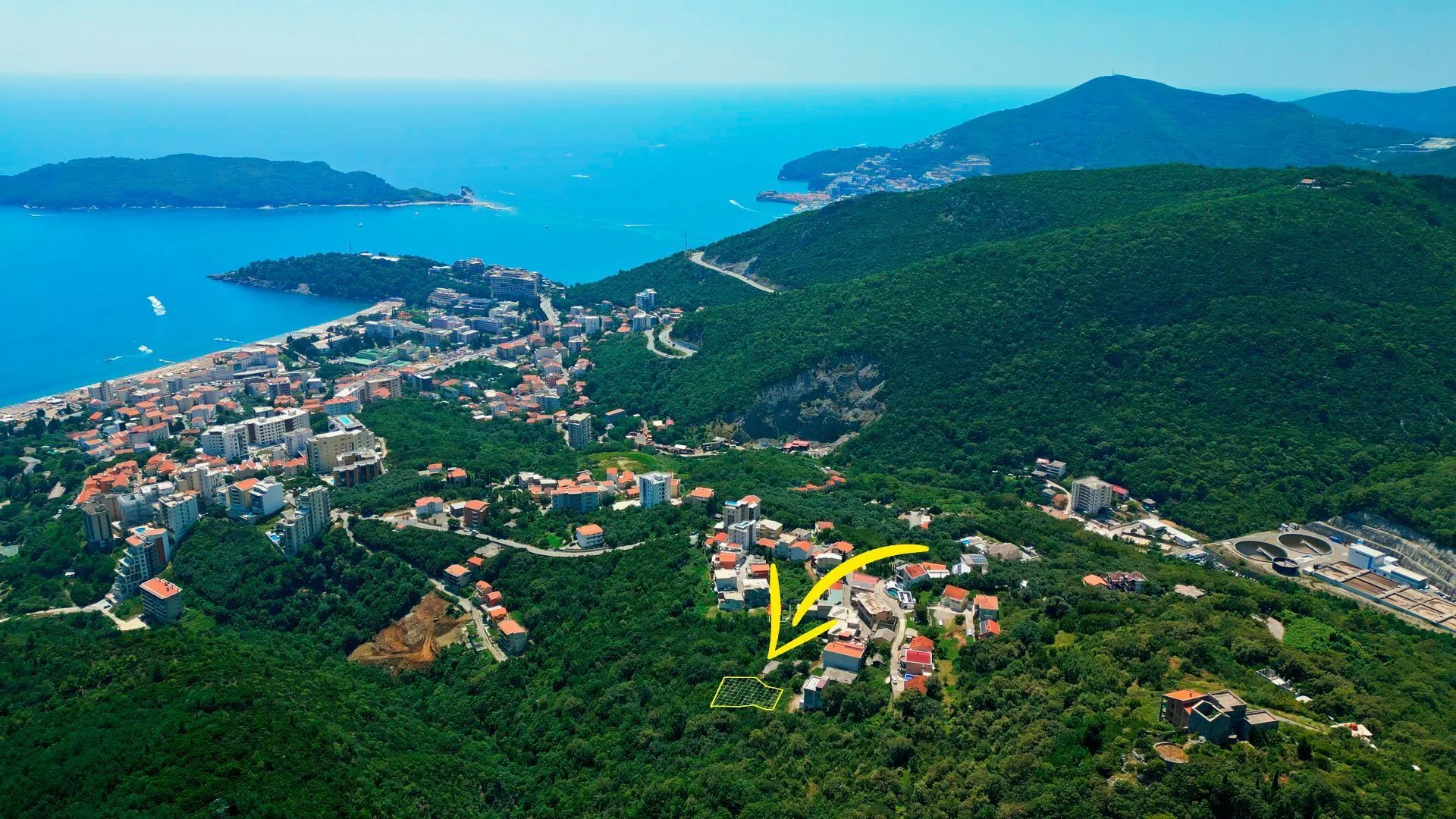 Prodaja, plac, 794m², Bečići, Budva