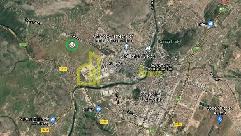Prodaja, plac, 2136m², Sadine, Podgorica