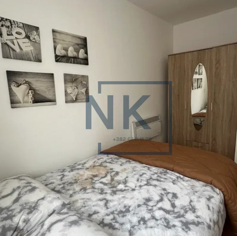 Izdavanje, jednosoban stan, 37m², Tološi, Podgorica