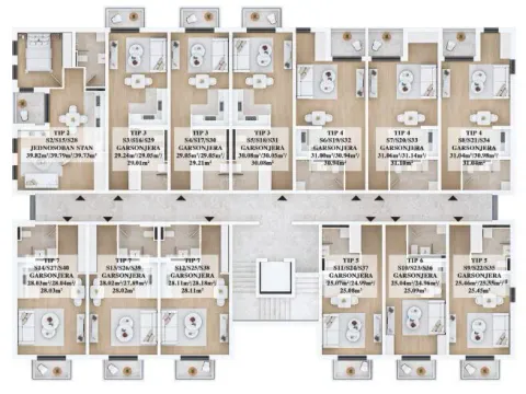 Prodaja, garsonjera, 30m², Stari Aerodrom, Podgorica - image 2