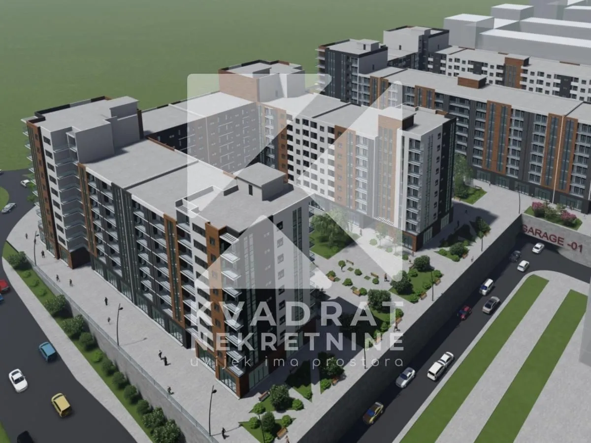 Sale, studio apartment, 21m², Stari Aerodrom, Podgorica