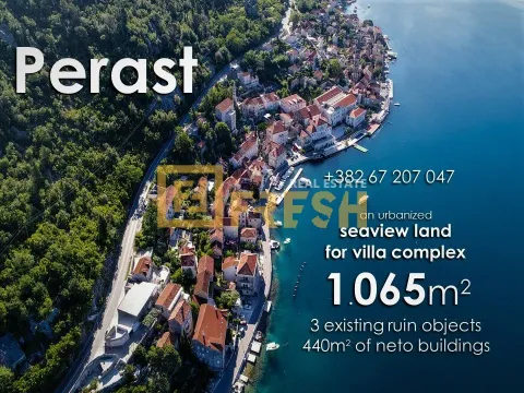 Prodaja, plac, 1065m², Kotor, Crna Gora - image 1