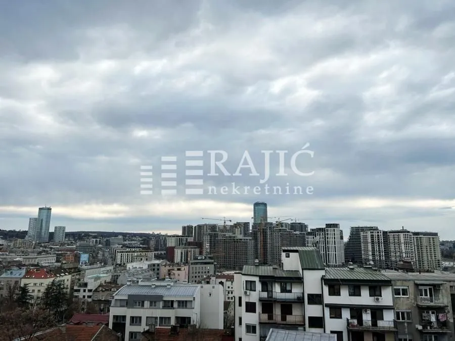 View of the city from the property terrace.