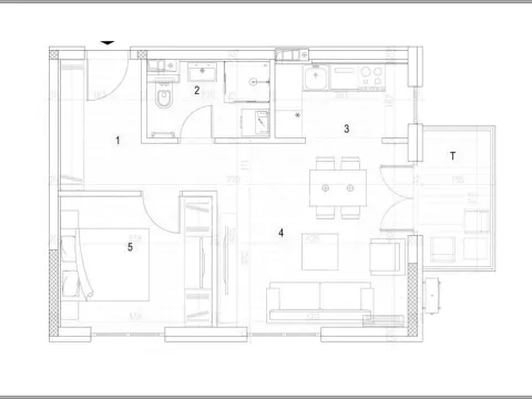 Sale, two bedroom apartment, 54m², Veliki Mokri Lug, Zvezdara Sve Podlokacije