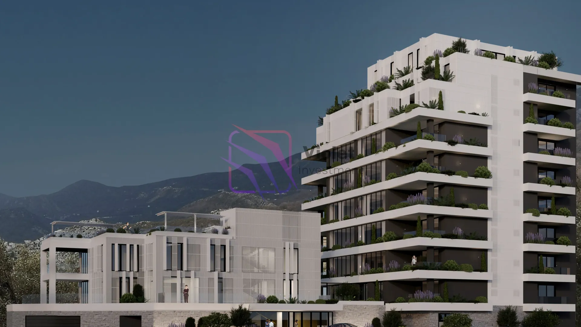 Sale, studio apartment, 41m², Sveti Stefan, Budva