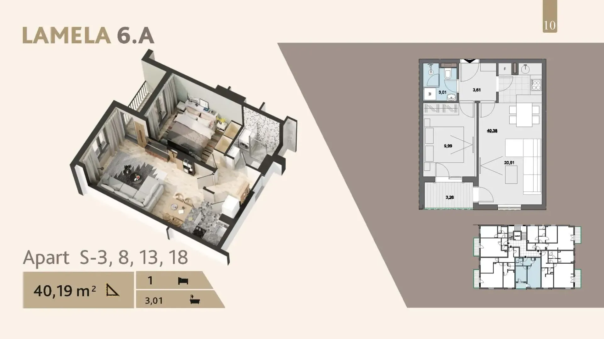 Sale, apartment, 45m², Tivat, Crna Gora