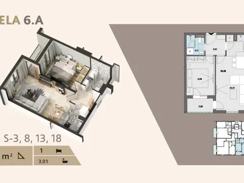 Prodaja, stan, 43m², Tivat, Crna Gora - image 3