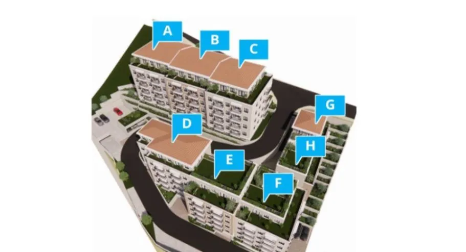 Sale, one bedroom apartment, 50m², Babin Do, Budva