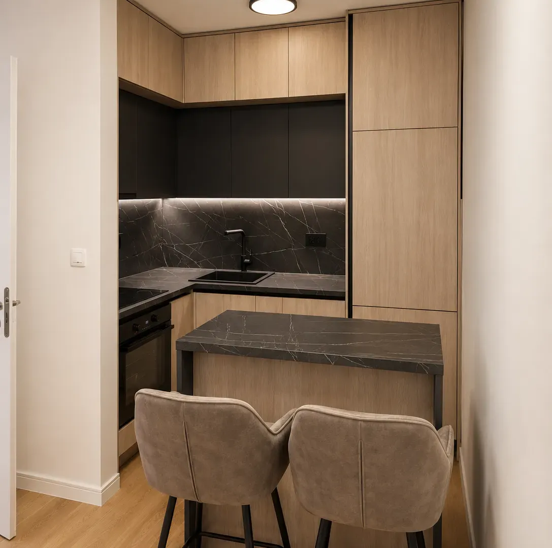 Rent, one bedroom apartment, 47m², Central Point, Podgorica