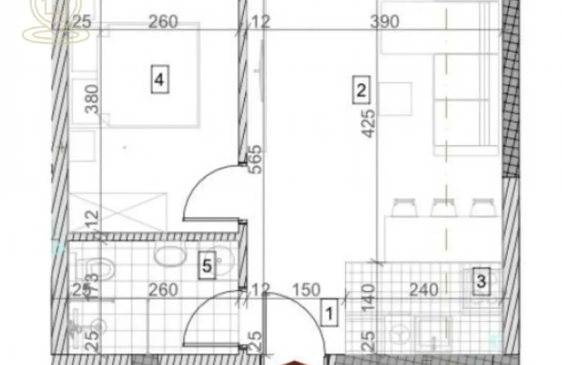 Prodaja, dvosoban stan, 35m², Sremska Kamenica, Petrovaradin