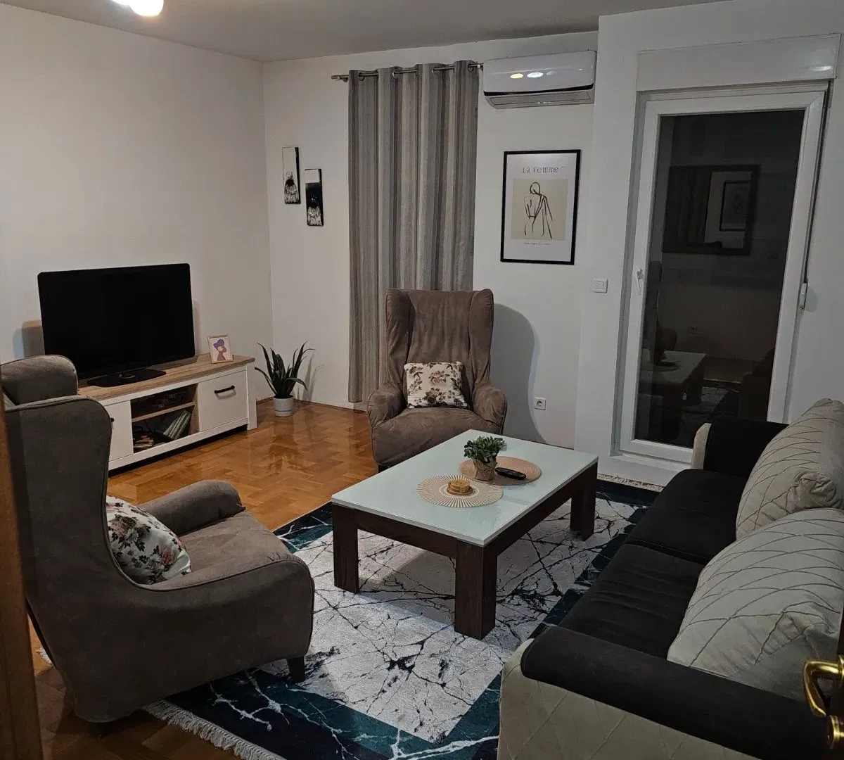 Rent, two bedroom apartment, 66m², Tuški Put, Podgorica