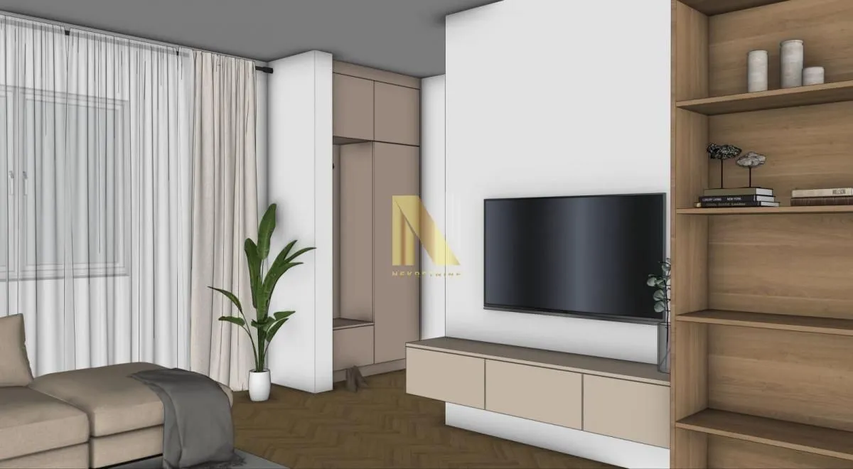 Rent, three bedroom apartment, 63m², Stari grad, Novi Sad