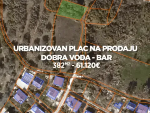 Prodaja, plac, 382m², Dobre Vode, Bar - image 4