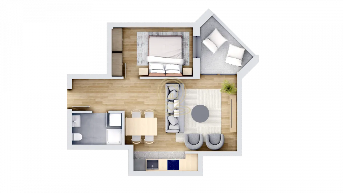 Prodaja, trosoban stan, 68m², Centar, Novi Sad