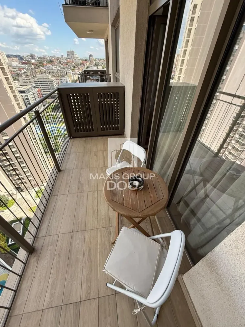Rent, two bedroom apartment, 56m², Savski Venac, Beograd