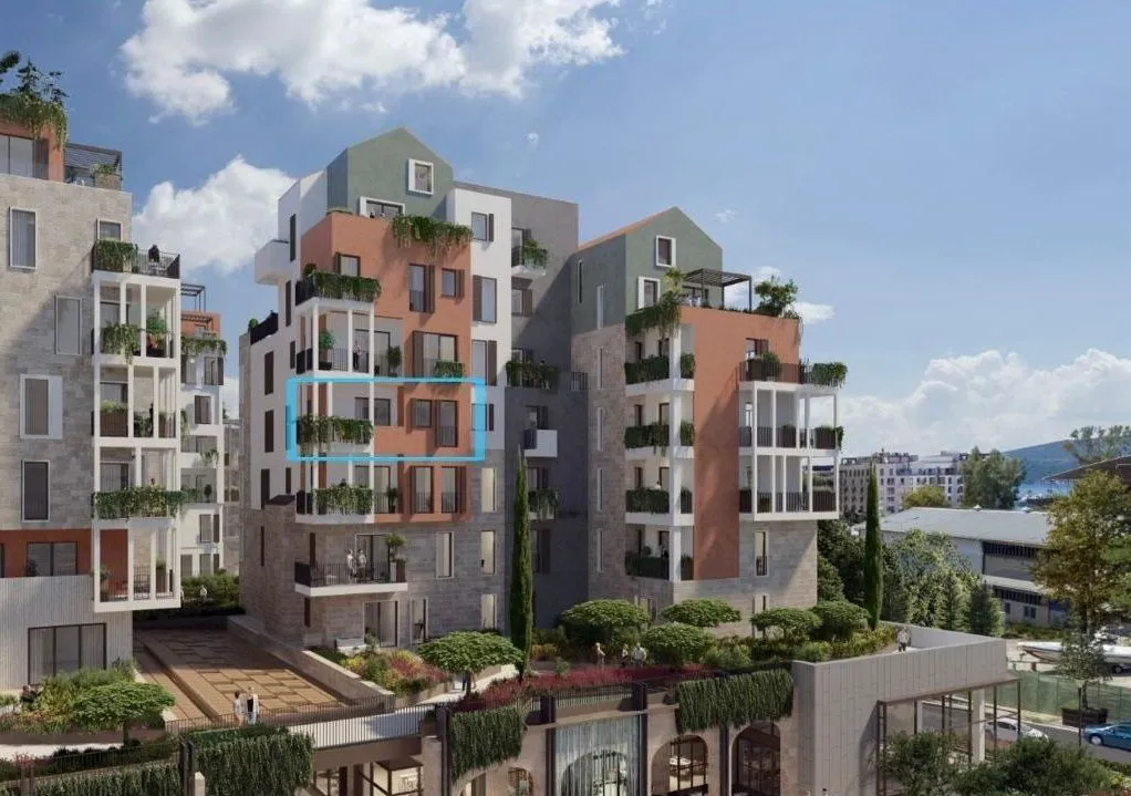 Prodaja, jednosoban stan, 64m², Tivat, Crna Gora