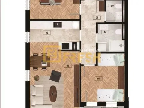 Prodaja, dvosoban stan, 72m², Zabjelo, Podgorica - image 7