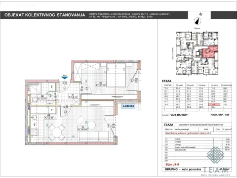 Prodaja, jednosoban stan, 43m², Ljubović, Podgorica - image 3