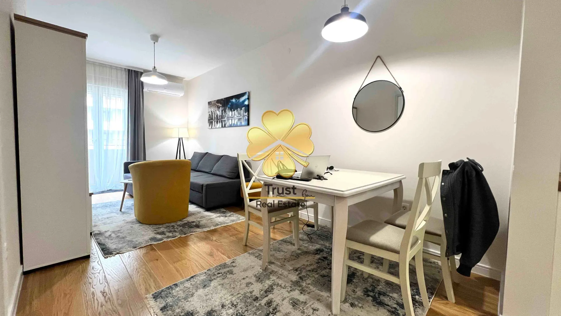 Rent, one bedroom apartment, 47m², Central Point, Podgorica