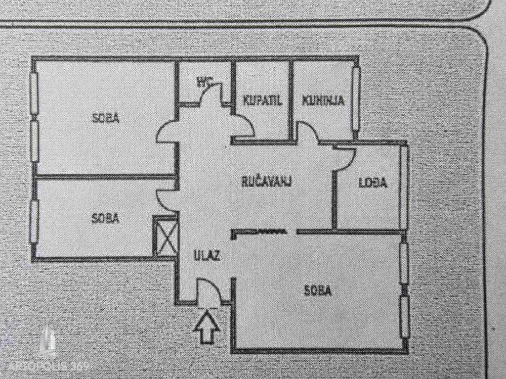 Prodaja, trosoban stan, 86m², Novi Beograd Blok 63, Novi Beograd Sve Podlokacije