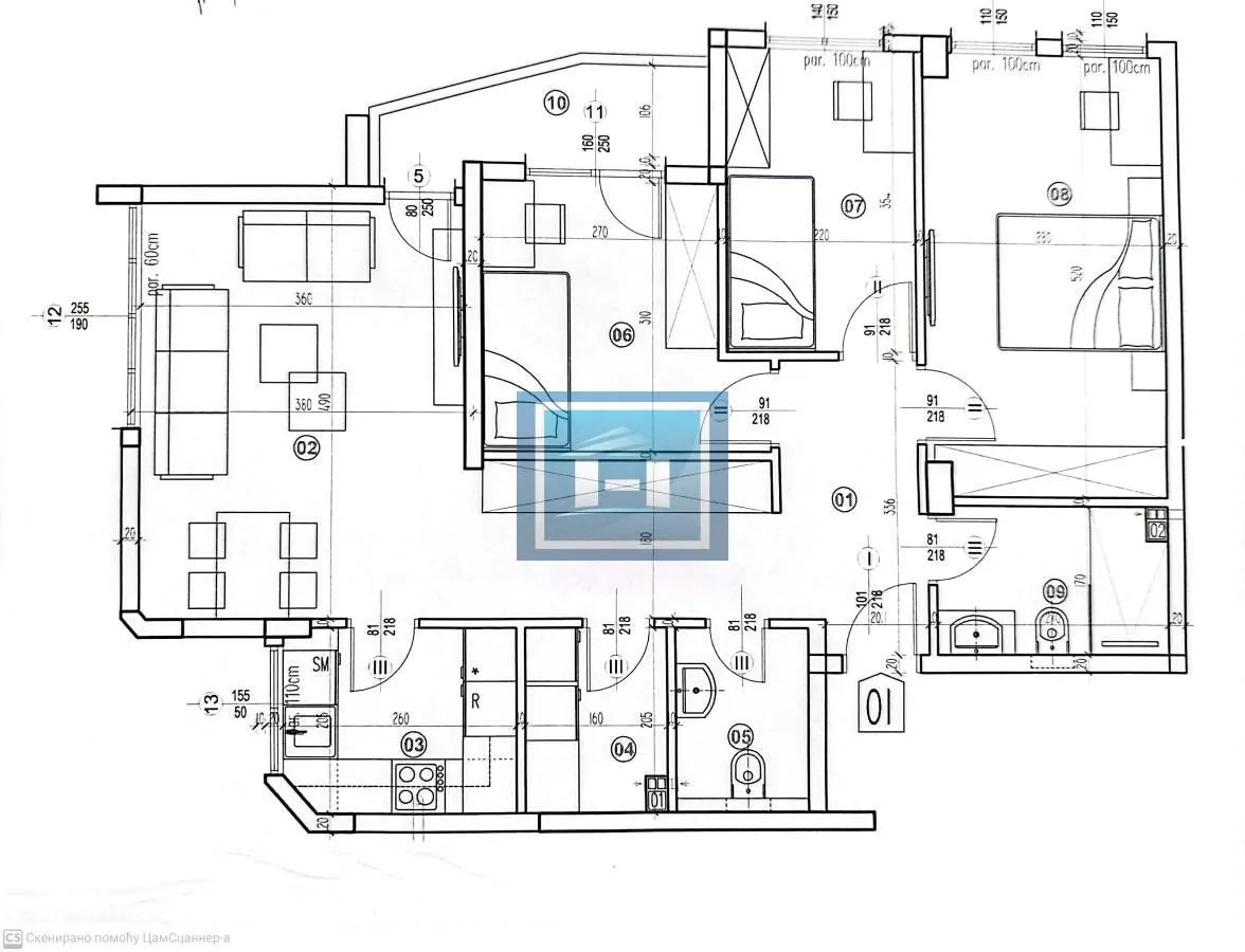 Prodaja, trosoban stan, 76m², Centar, Paraćin