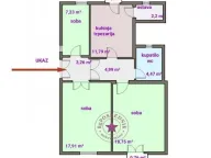 Prodaja, dvosoban stan, 73m², Botanička Bašta, Palilula Sve Podlokacije - image 2