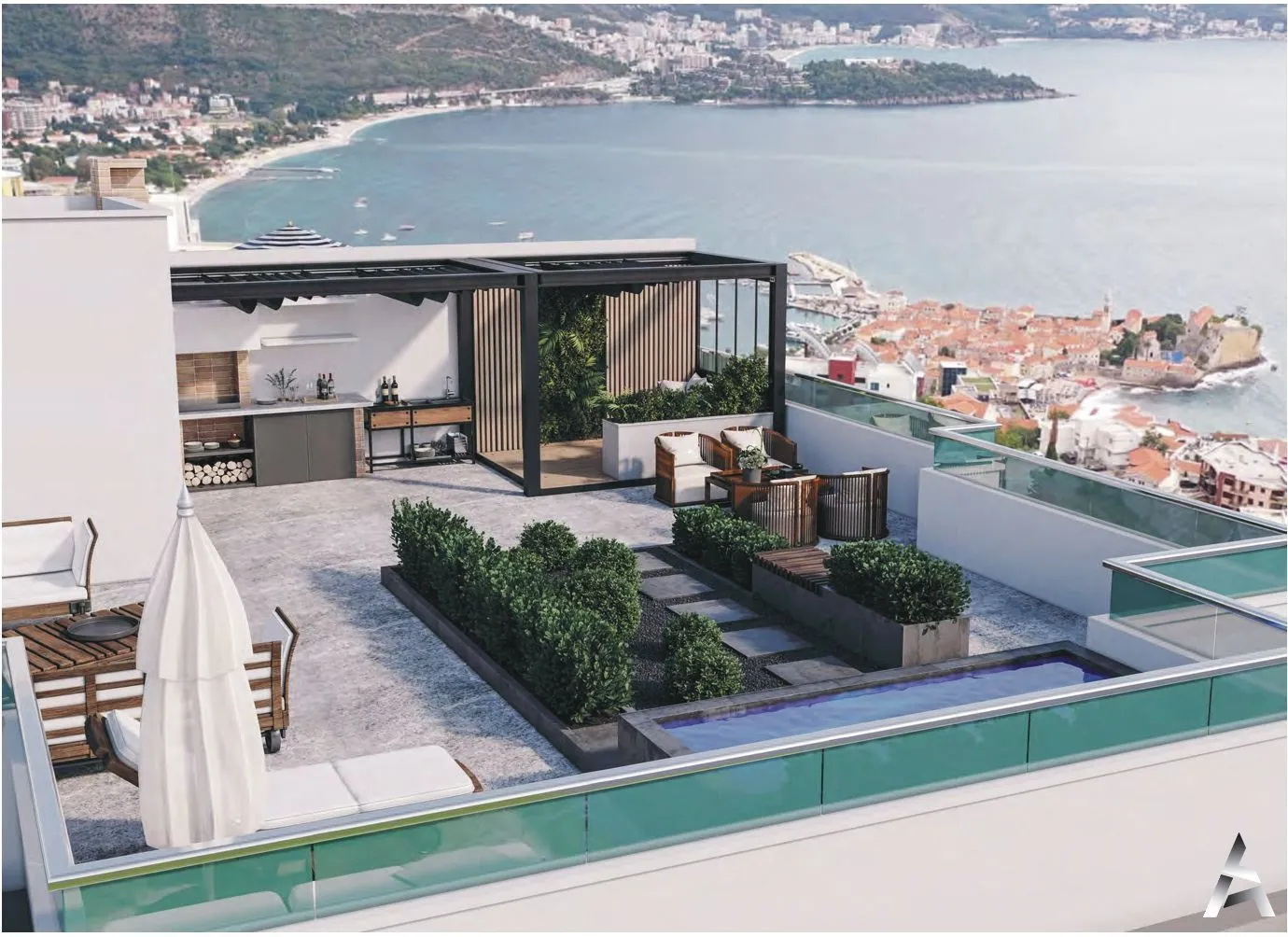 Sale, two bedroom apartment, 61m², Budva, Crna Gora