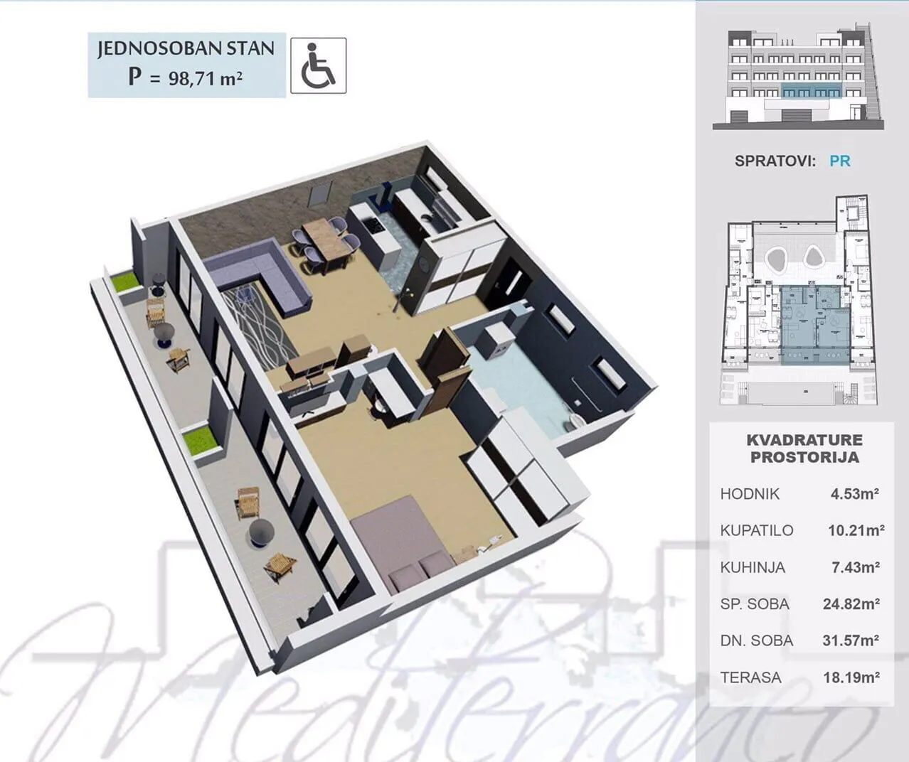 Sale, apartment, 65m², Ulcinj, Crna Gora