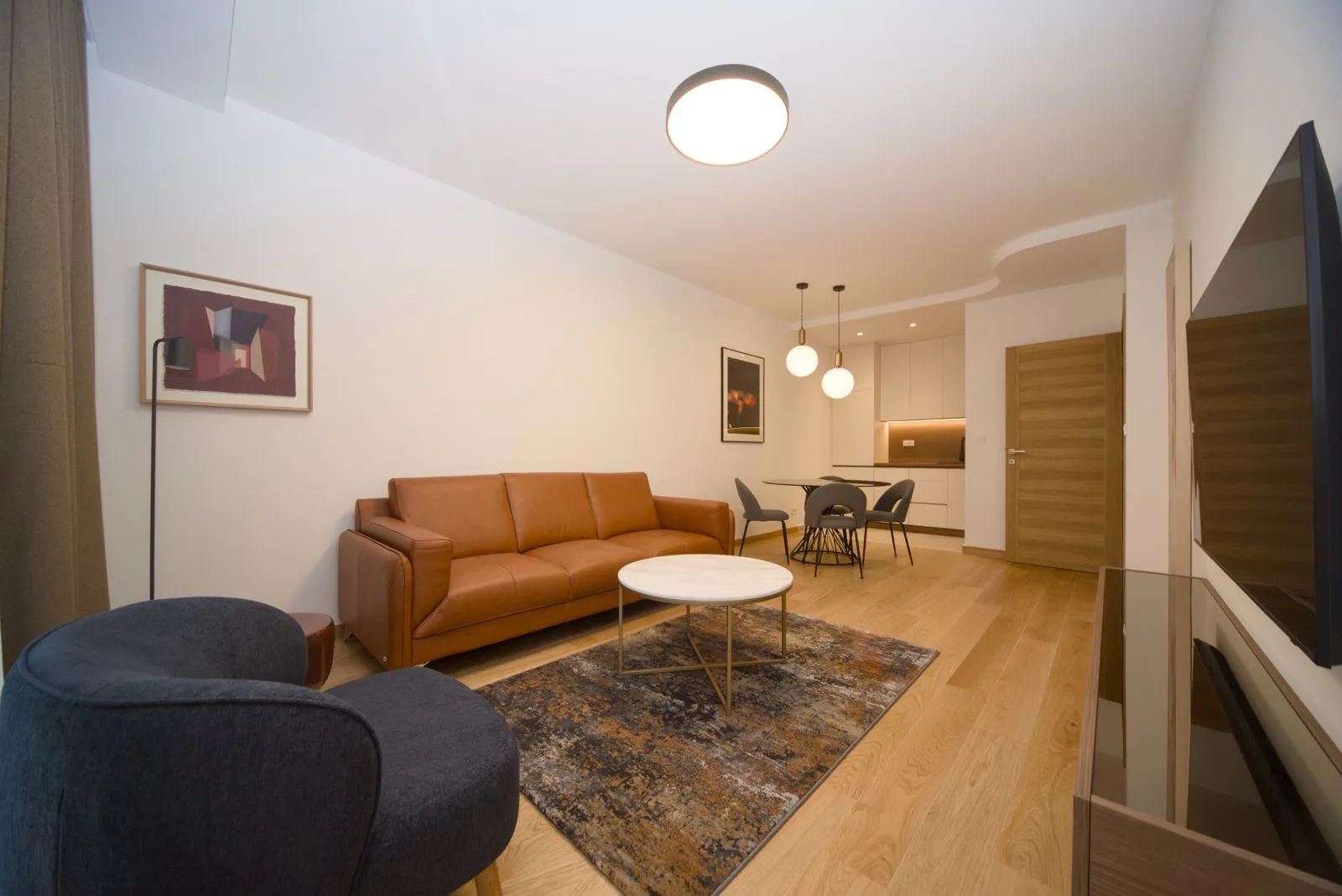 Izdavanje, jednosoban stan, 46m², New City, Podgorica