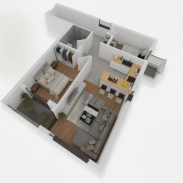 Sale, two bedroom apartment, 63m², Centar, Bar