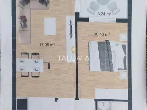 Prodaja, jednosoban stan, 43m², Stari Aerodrom, Podgorica - image 2