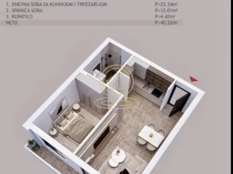 Prodaja, jednosoban stan, 40m², Palilula, Niš - image 2