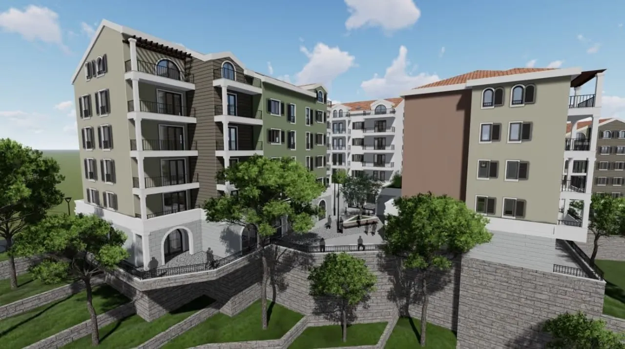 Prodaja, dvosoban stan, 61m², Bonići, Tivat