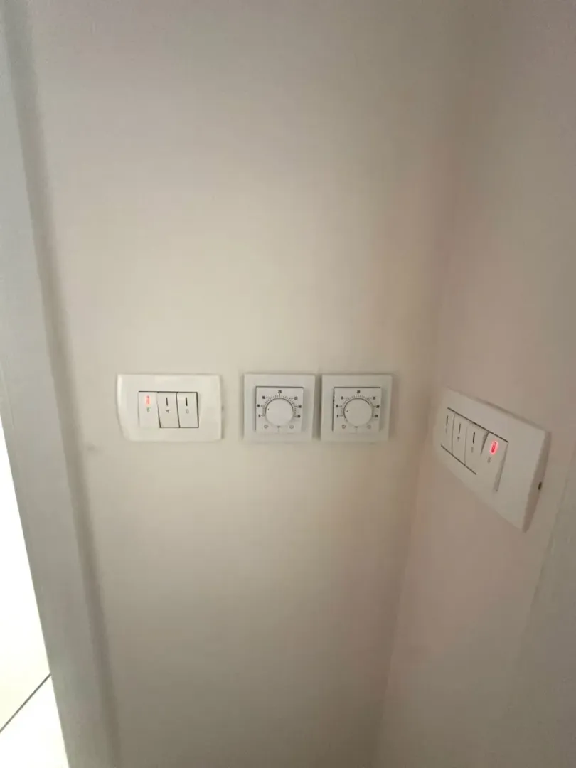 Wall switches and thermostats.