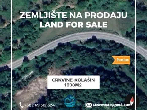 Sale, land lot, 1000m², Crkvine, Kolašin - image 1