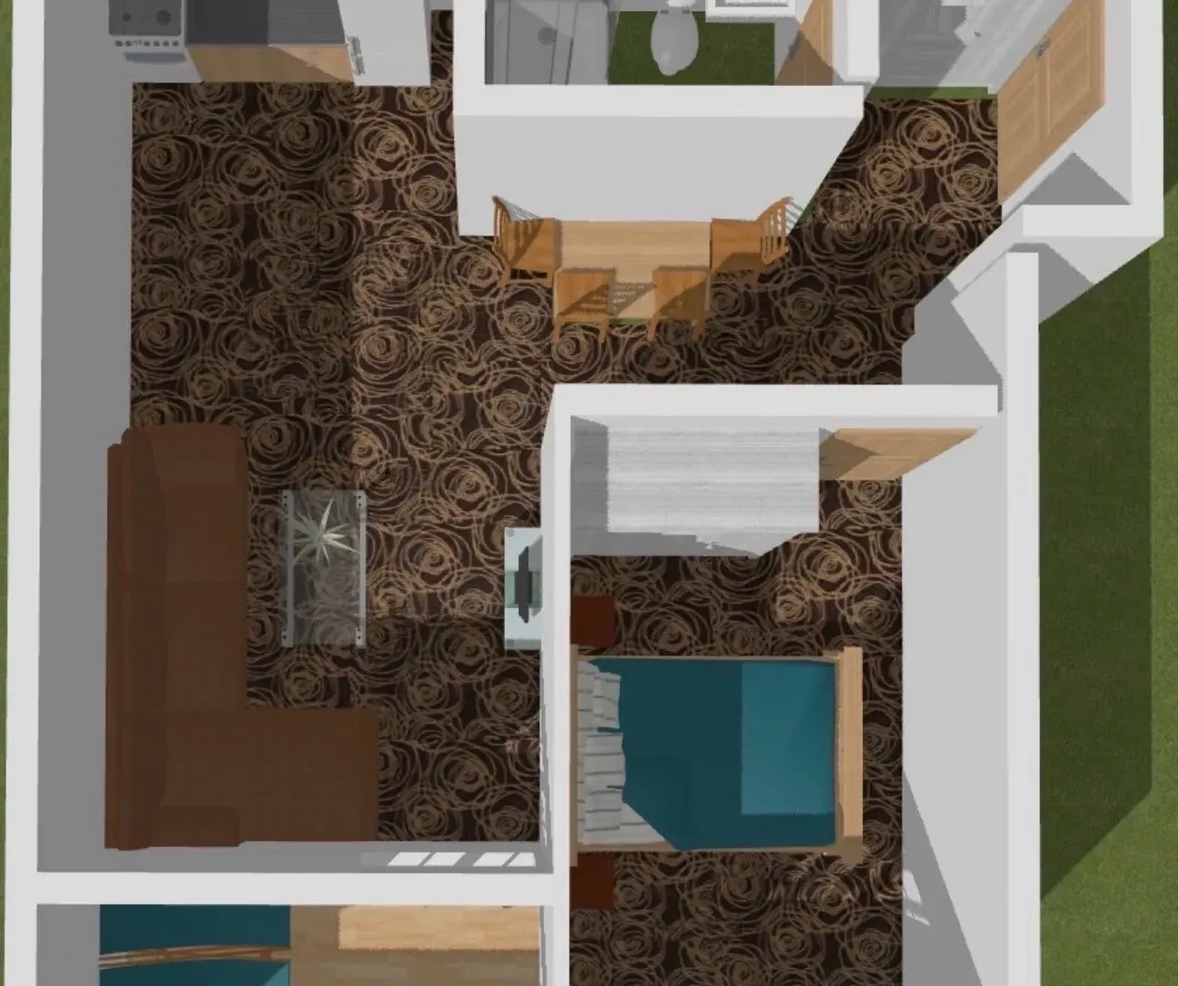 Sale, one bedroom apartment, 59m², Zeleni Pojas, Bar