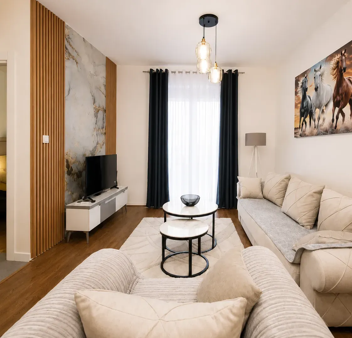 Rent, one bedroom apartment, 56m², Central Point, Podgorica