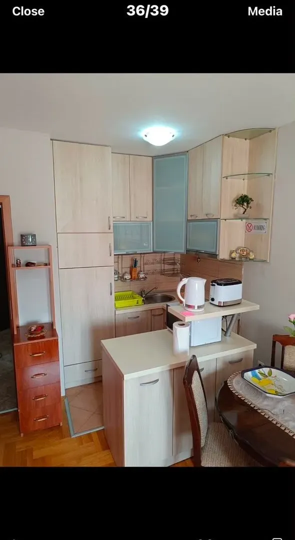 Prodaja, jednosoban stan, 40m², Tuški Put, Podgorica