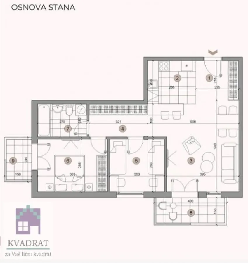 Sale, three bedroom apartment, 71m², Obrenovac, Beograd