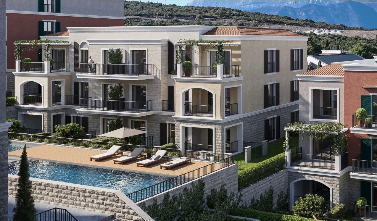 Prodaja, jednosoban stan, 71m², Luštica, Tivat