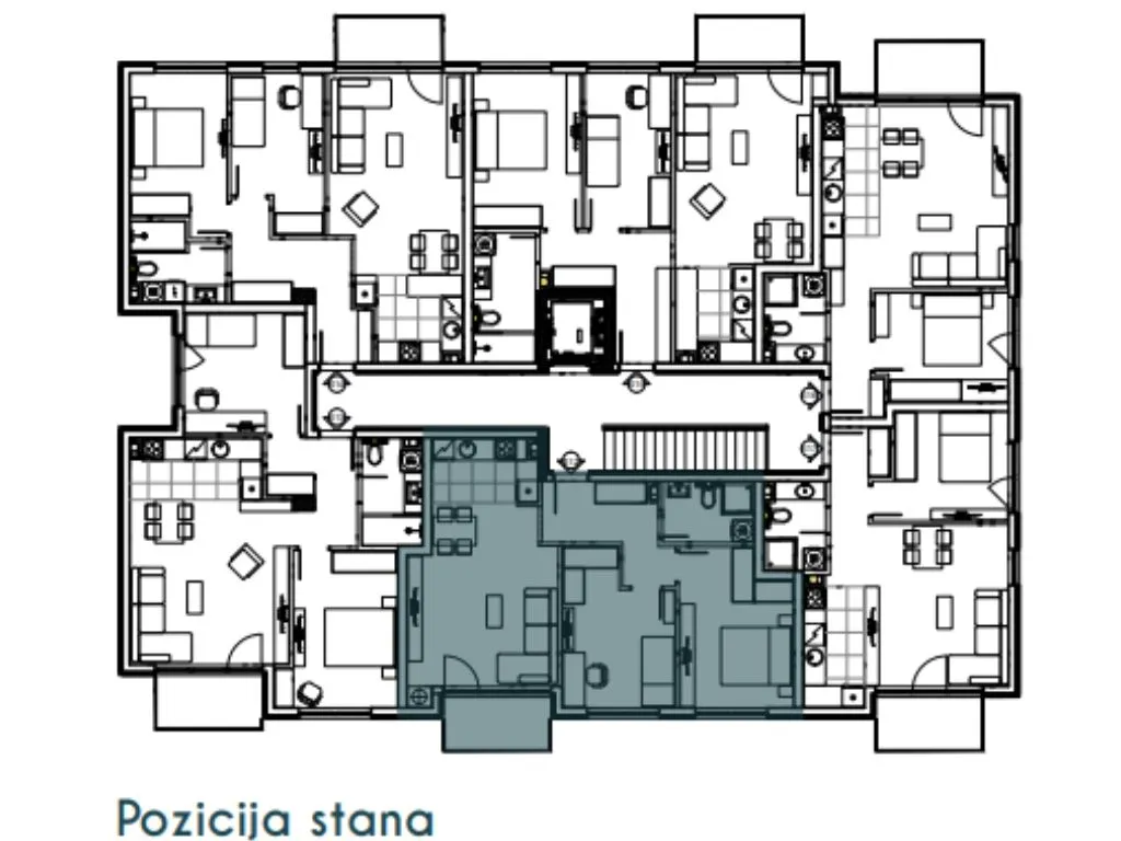 Sale, three bedroom apartment, 66m², Altina, Beograd