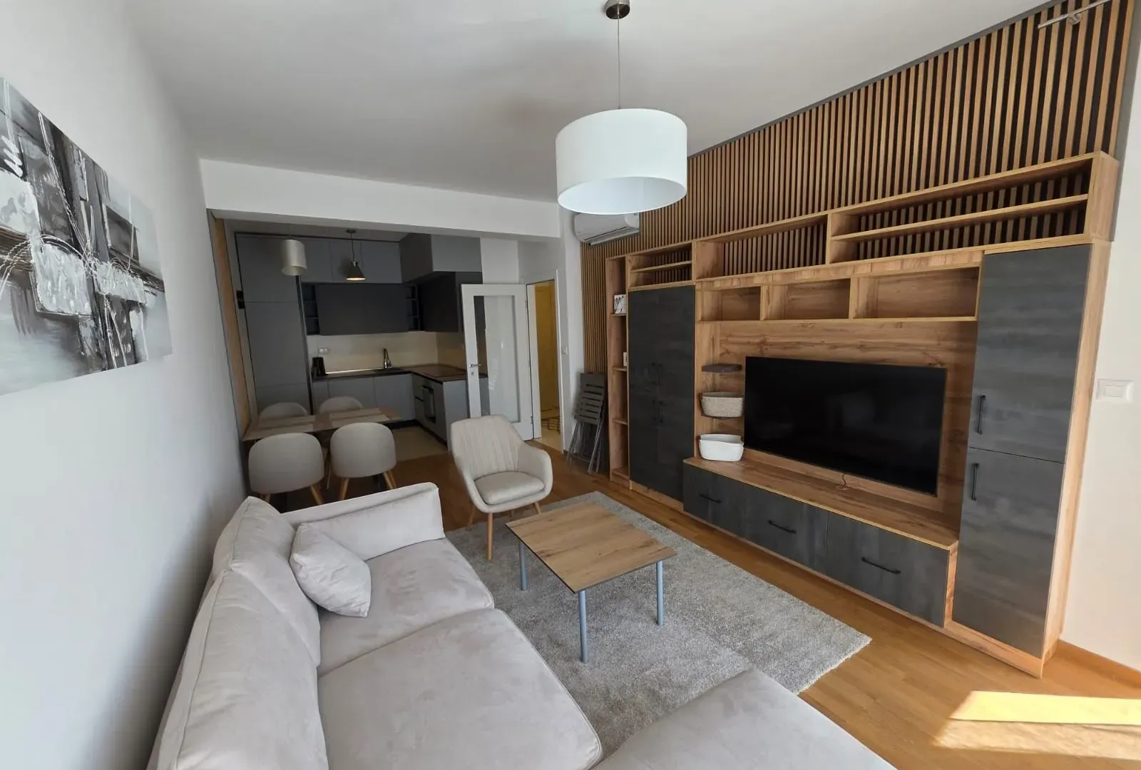 Rent, one bedroom apartment, 47m², Zabjelo, Podgorica