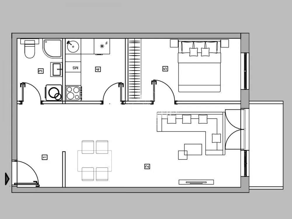 Prodaja, dvosoban stan, 58m², Zvezdara Sve Podlokacije, Beograd