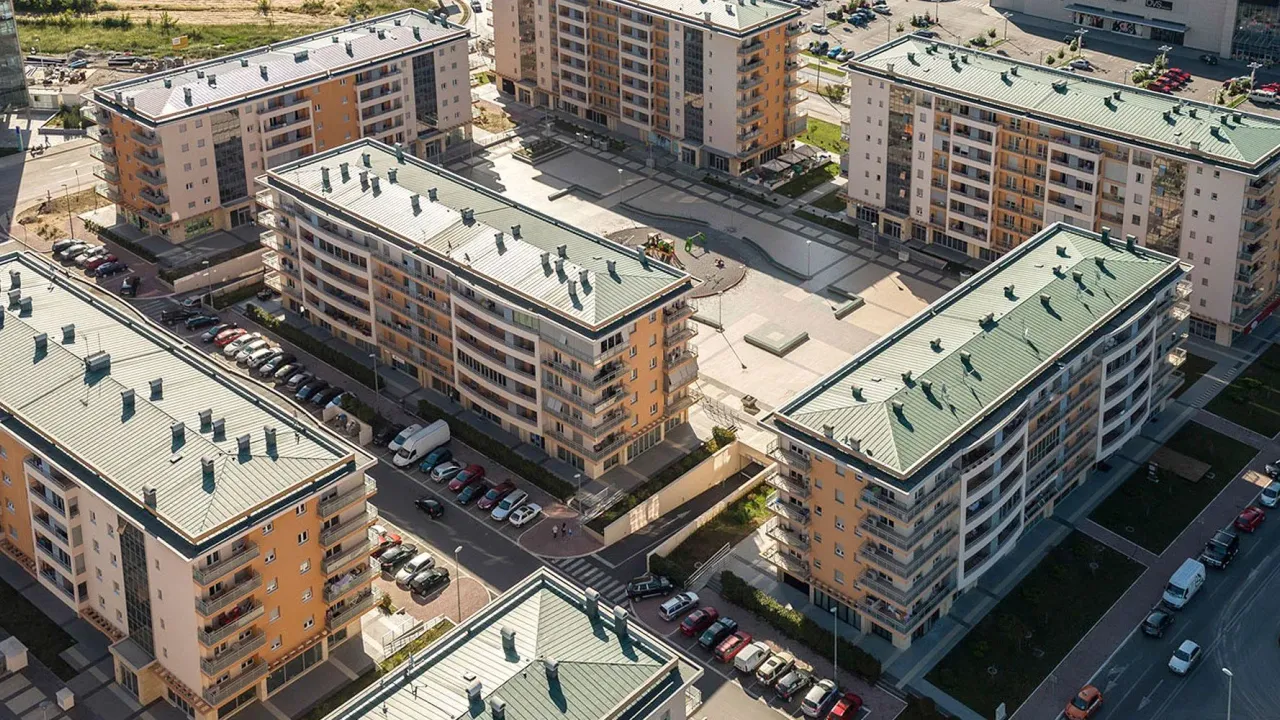 Rent, one bedroom apartment, 51m², City Kvart, Podgorica