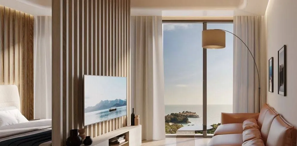 Sale, two bedroom apartment, 106m², Sveti Stefan, Budva